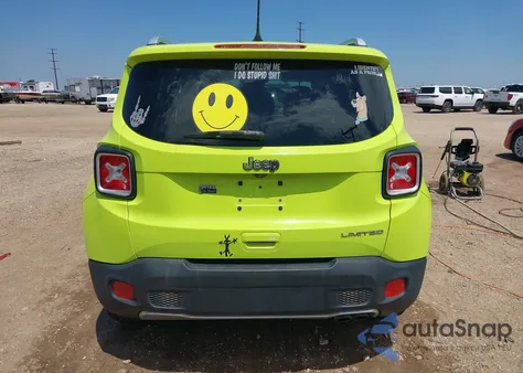2018 Jeep Renegade Limited from USA, damaged, VIN ZACCJADB6JPH15193